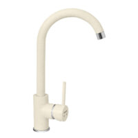 Baterija za sudoperu MINOTTI TUBO sa 3 cevi labud šampanj boja