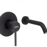 Ugradna baterija za lavabo MINOTTI TUBO DARK ELEGANCE sa izlivom 210mm