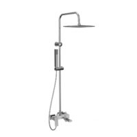 Baterija za tuš sa preklopnom lulom MINOTTI QUADRA NEW sa komplet usponskim tušem