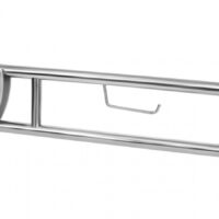 Zidni držač MINOTTI za invalide sa držačem toalet papira pokretni inox 800