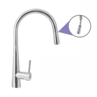 Baterija za sudoperu MINOTTI PRIMA labud sa tušem