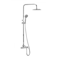 Baterija za tuš kabinu MINOTTI TUBO sa komplet usponskim tušem štelujućim