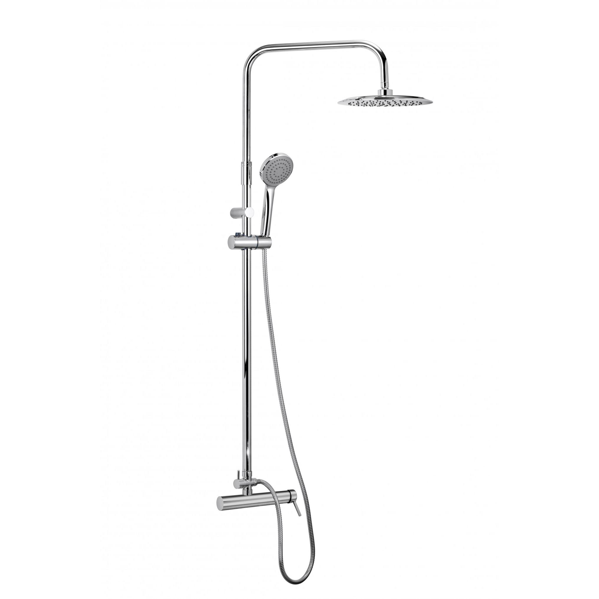 Baterija za tuš kabinu MINOTTI TUBO sa komplet usponskim tušem štelujućim