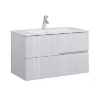 Ormarić LINEART DROP 800 matt white sa lavaboom