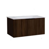 Ormarić LINEART PIEDRA 800 walnut sa lavaboom