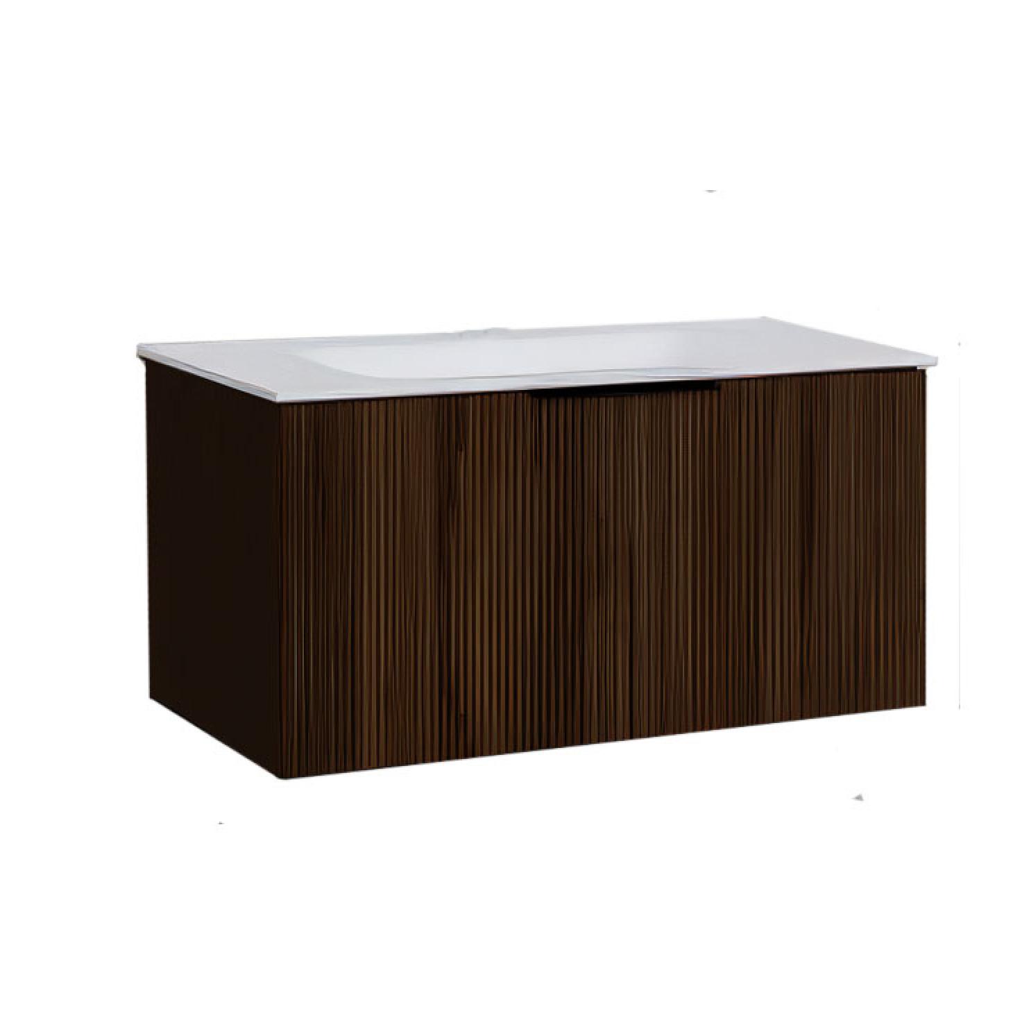 Ormarić LINEART PIEDRA 800 walnut sa lavaboom