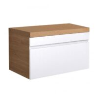 Ormarić LINEART NOTTE 800 oak white bez lavaboa