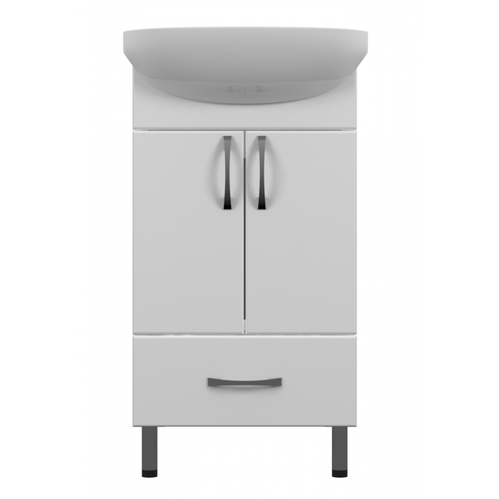 UNI Toaletni ormarić 45 sa lavaboom i soft close šarkama