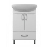 UNI Toaletni ormarić 55 sa lavaboom i soft close šarkama