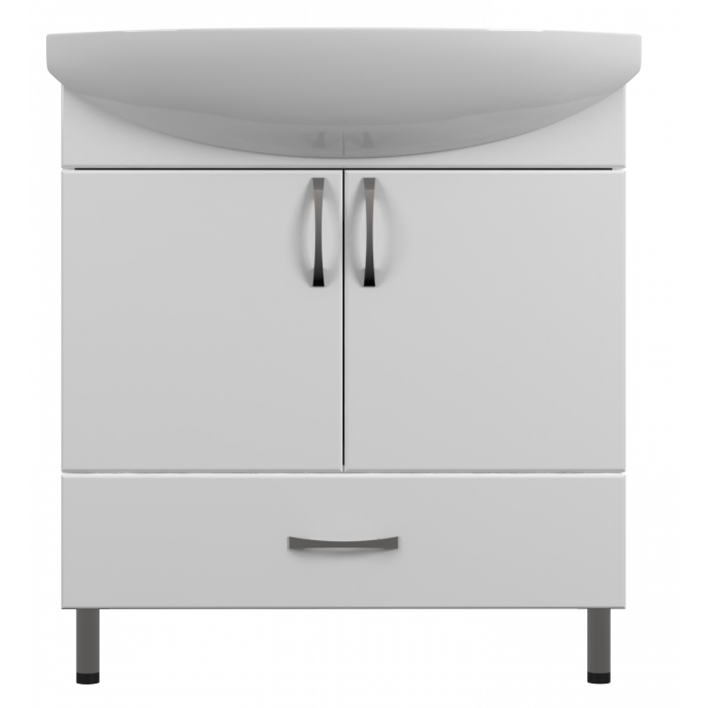 UNI Toaletni ormarić 75 sa lavaboom i soft close šarkama