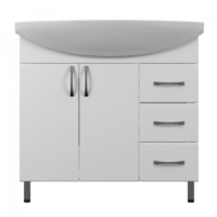 UNI Toaletni ormarić 85 sa lavaboom i soft close šarkama