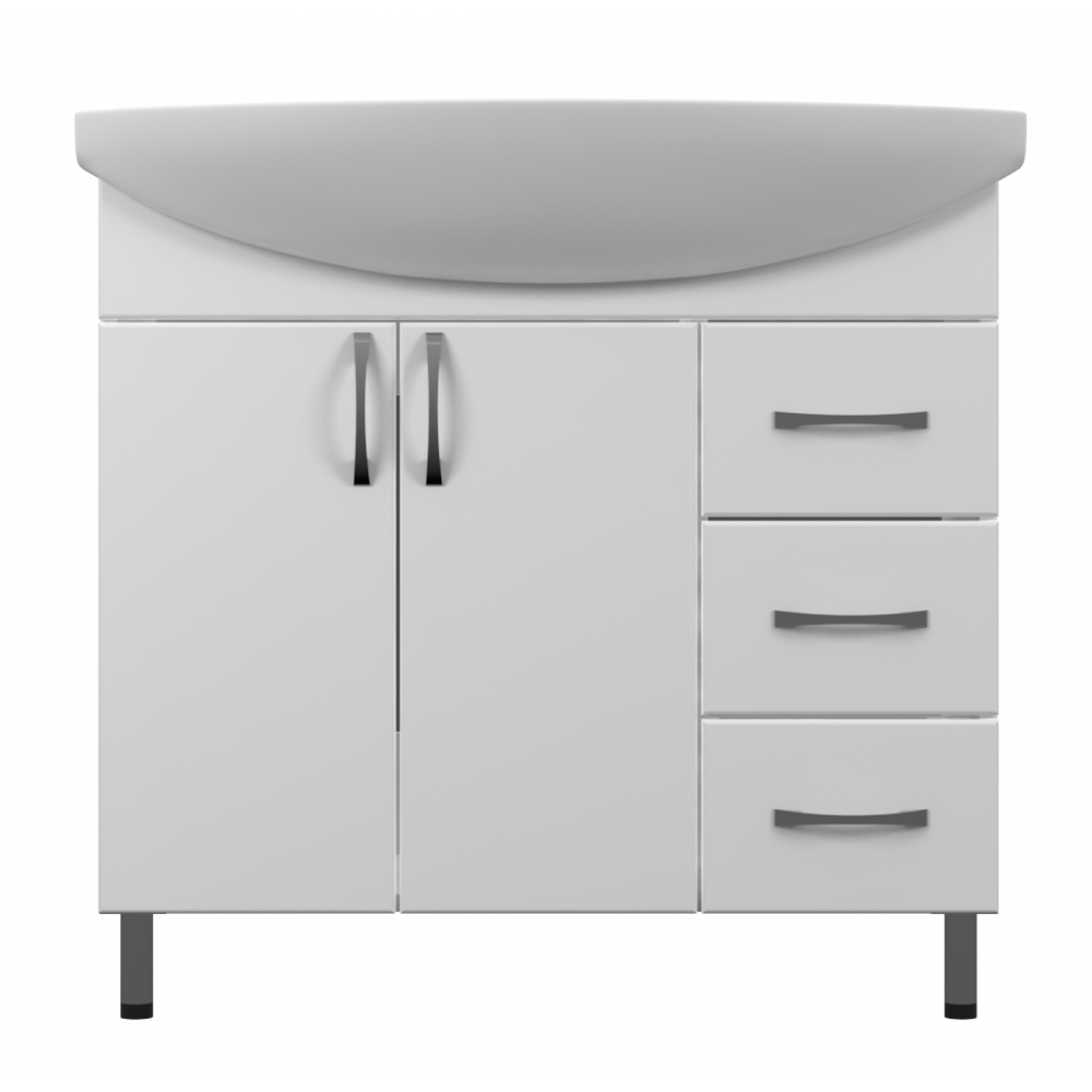 UNI Toaletni ormarić 85 sa lavaboom i soft close šarkama