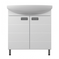 LINE Toaletni ormarić 75 sa lavaboom i soft close šarkama