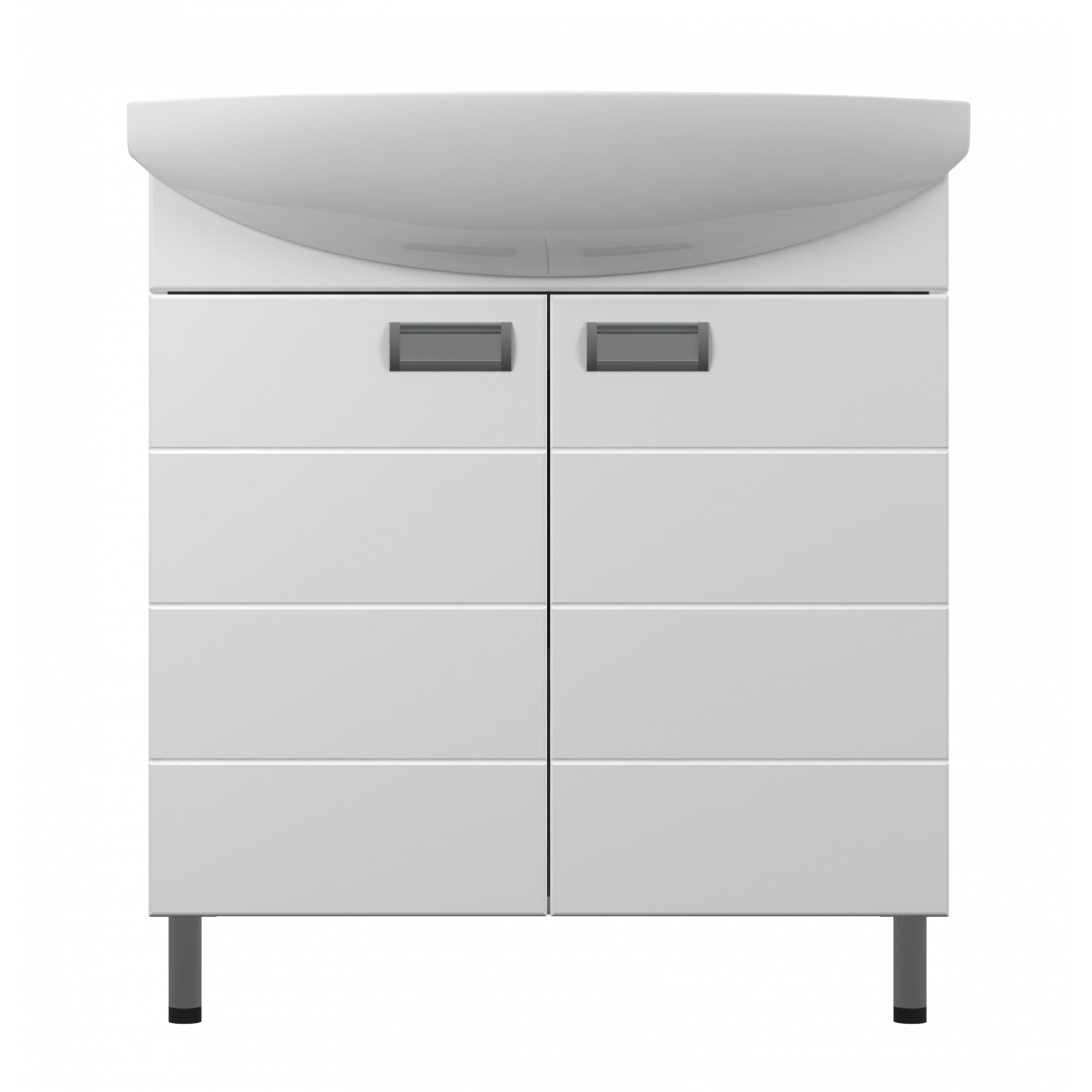 LINE Toaletni ormarić 75 sa lavaboom i soft close šarkama