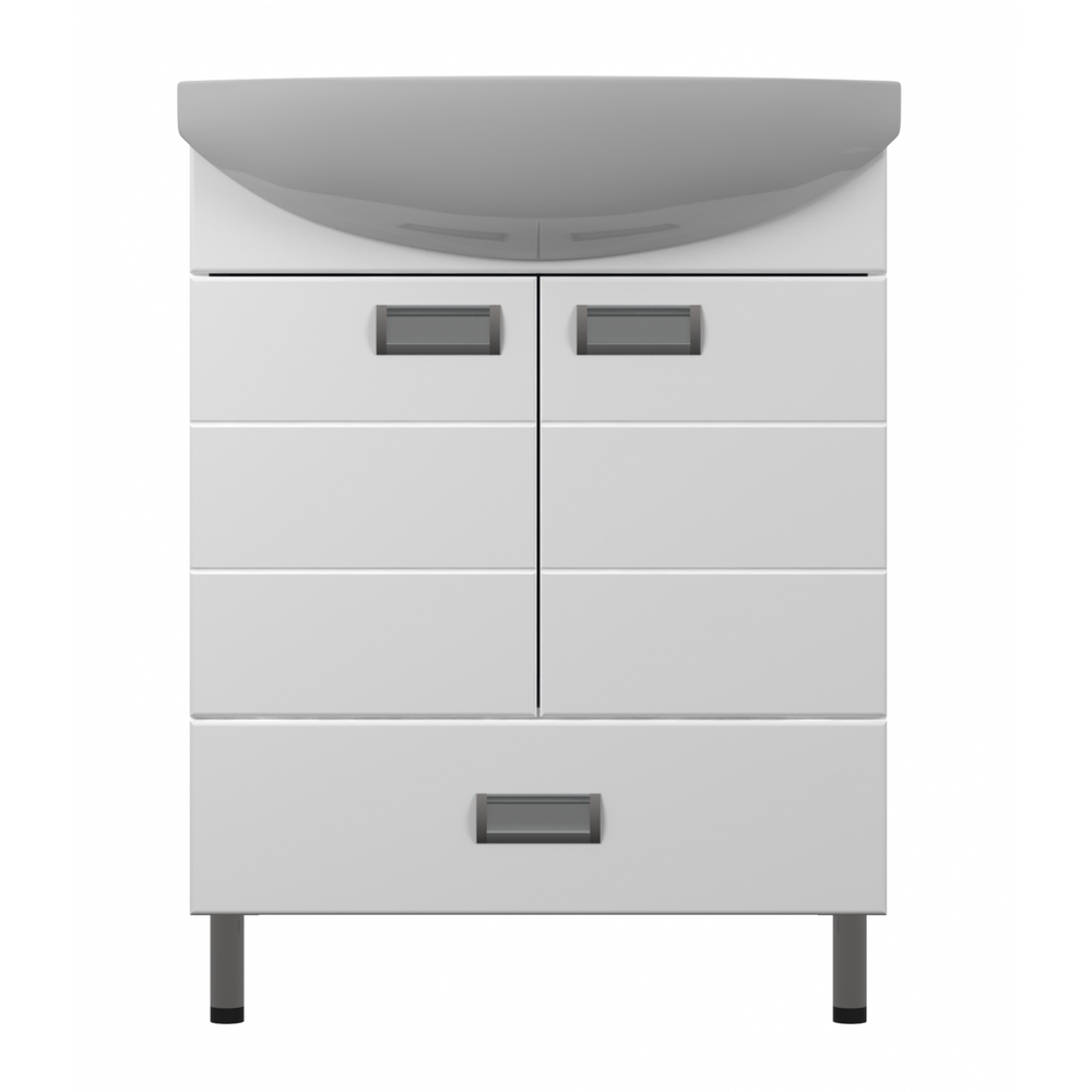 LINE Toaletni ormarić 65 F sa lavaboom i soft close šarkama