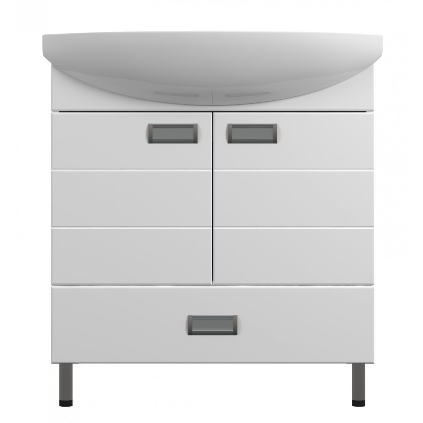 LINE Toaletni ormarić  75 F sa lavaboom i soft close šarkama